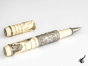 Visconti Dante Alighieri Rollerball pen, Ivory, Limited Edition, KP98-01-RB