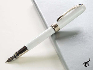 Visconti Rembrandt Fountain Pen, Acrylic Resin, White, KP10-06-FP