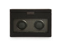 WOLF Axis Watch winder, 2 Watches, Black, Vegan Leather, 469303