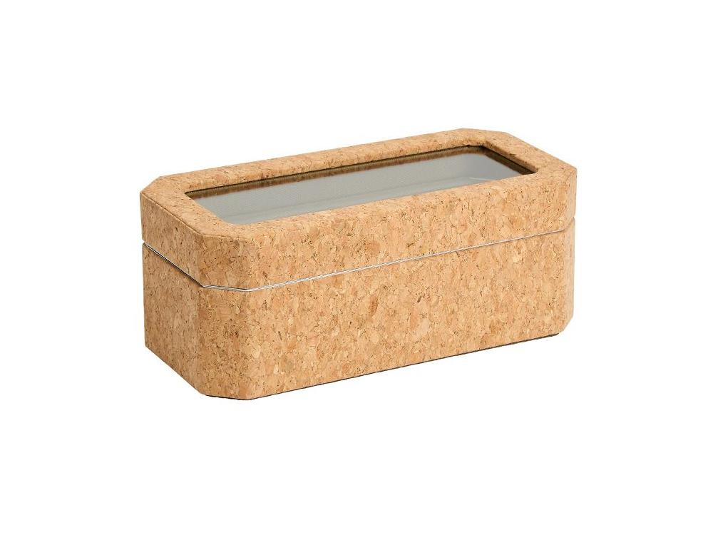 WOLF Cortica Watch box, 4 Watches, Cork, 668261