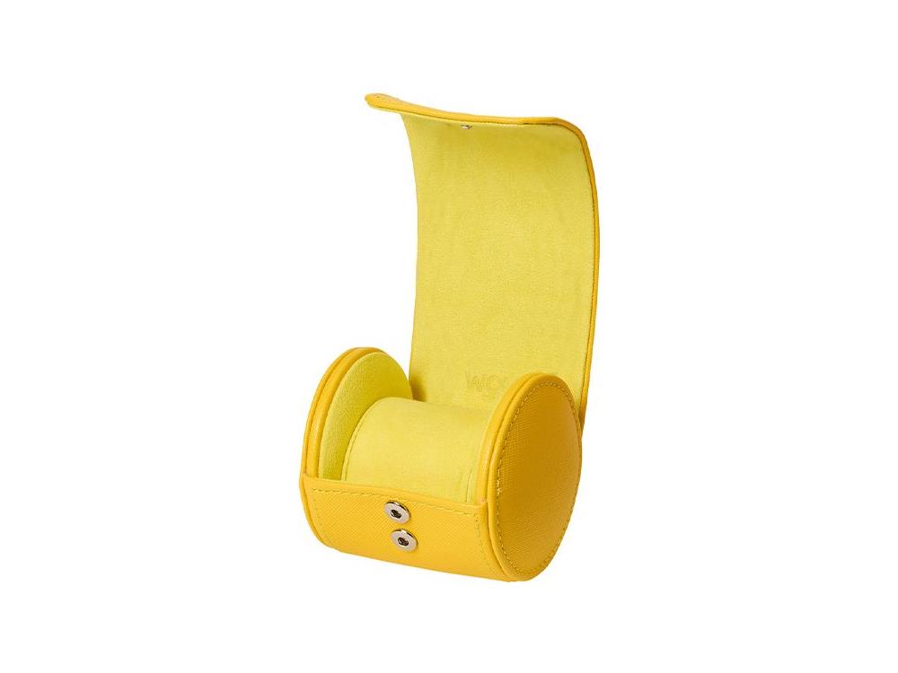 WOLF Tutti Frutti Watch roll, 1 Watch, Yellow, Vegan Leather, 680192