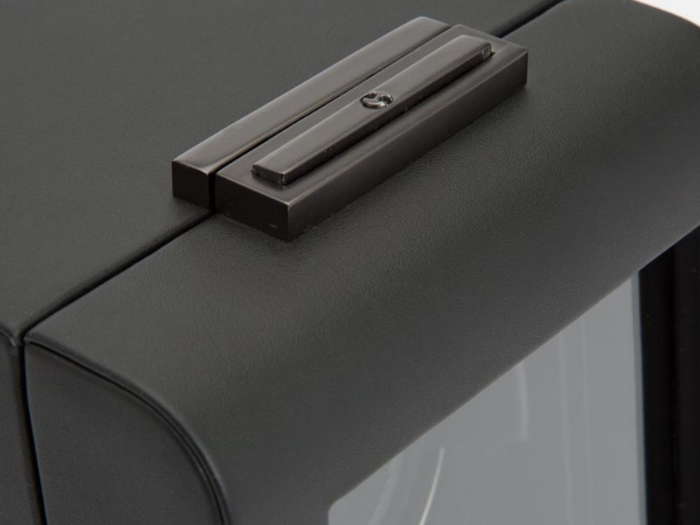 WOLF Axis Watch winder, 1 Watch, Black, Vegan Leather, 469103