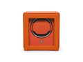 WOLF Cub Watch winder, 1 Watch, Orange, Vegan Leather, 461139