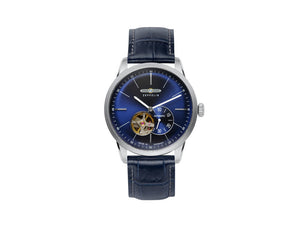 Zeppelin Flatline Automatic Watch, Blue, 40 mm, 7364-3