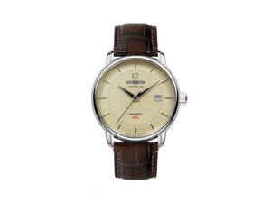 Zeppelin LZ 120 Bodensee Automatic Watch, Beige, 40cm, Leather strap, 8160-5
