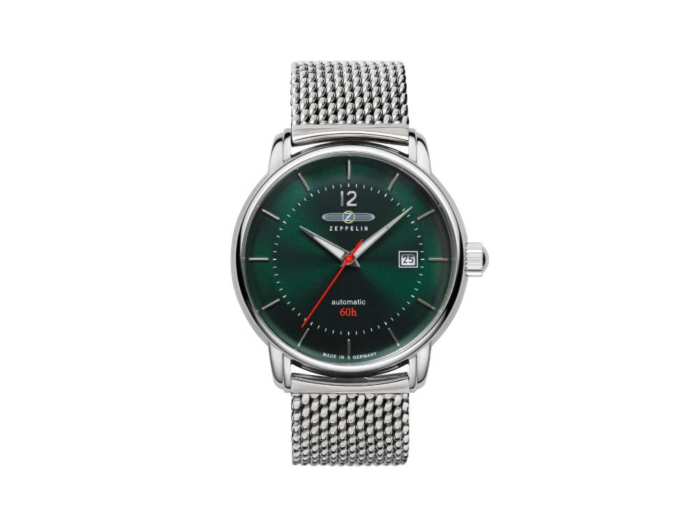 Zeppelin LZ 120 Bodensee Automatic Watch, Green, 40cm, 8160M-4 