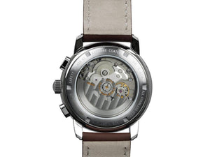 Zeppelin Atlantic Automatic Watch, Beige, 42 mm, Leather strap, 8422-5